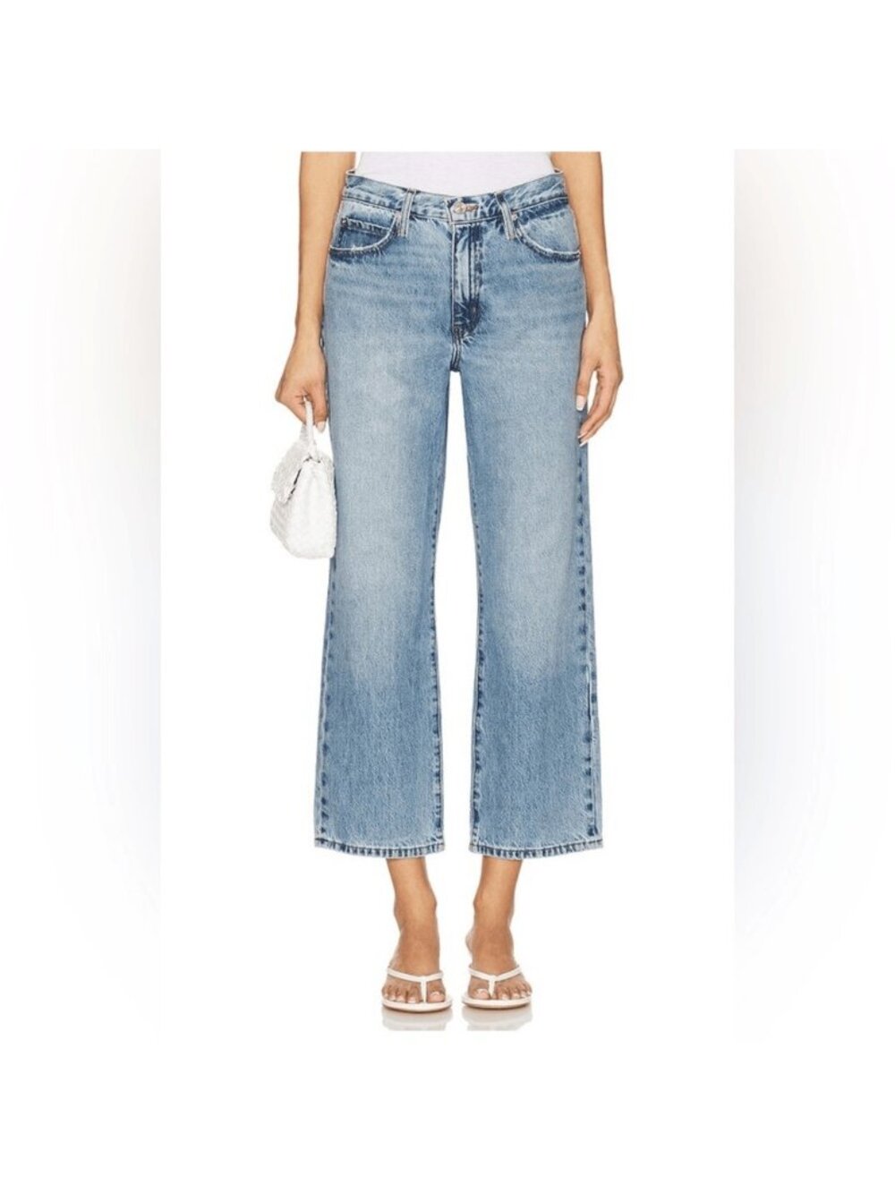 NWT Size 27 - FRAME The Hang 100% Cotton Mid Rise jeans in Seattle (NWT US$ 298) - Picture 4 of 16